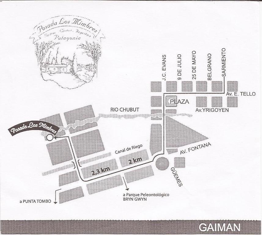 Posada Los Mimbres Gaiman Exteriör bild